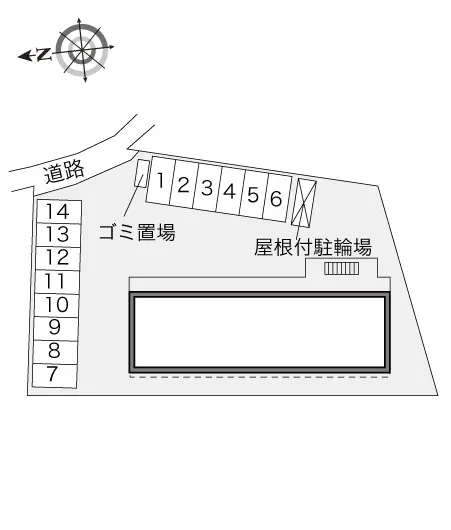 ★手数料０円★入間郡毛呂山町岩井西１丁目　月極駐車場（LP）